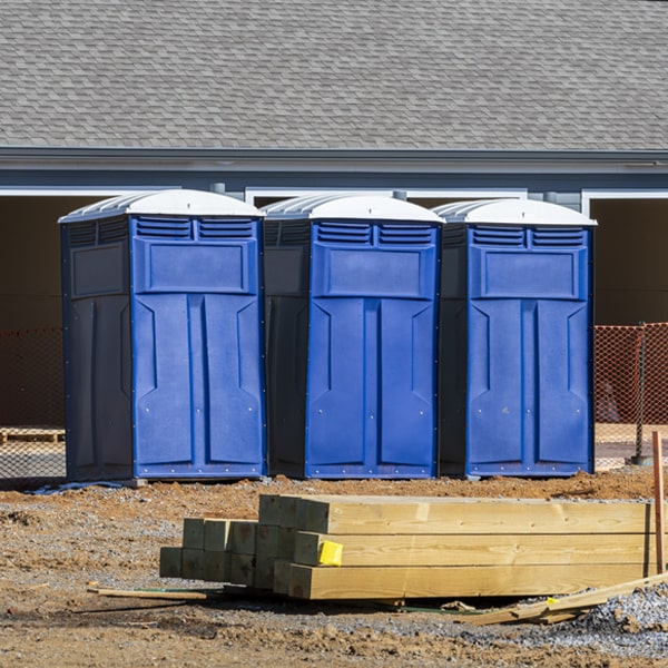 how can i report damages or issues with the porta potties during my rental period in Caulksville Arkansas